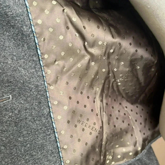 Max Mara weekend wool blend gray blazer size 4 - Picture 8 of 11